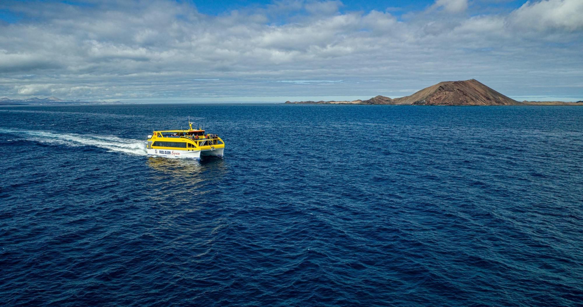 One way ferry ticket with Fred Olsen to Lanzarote