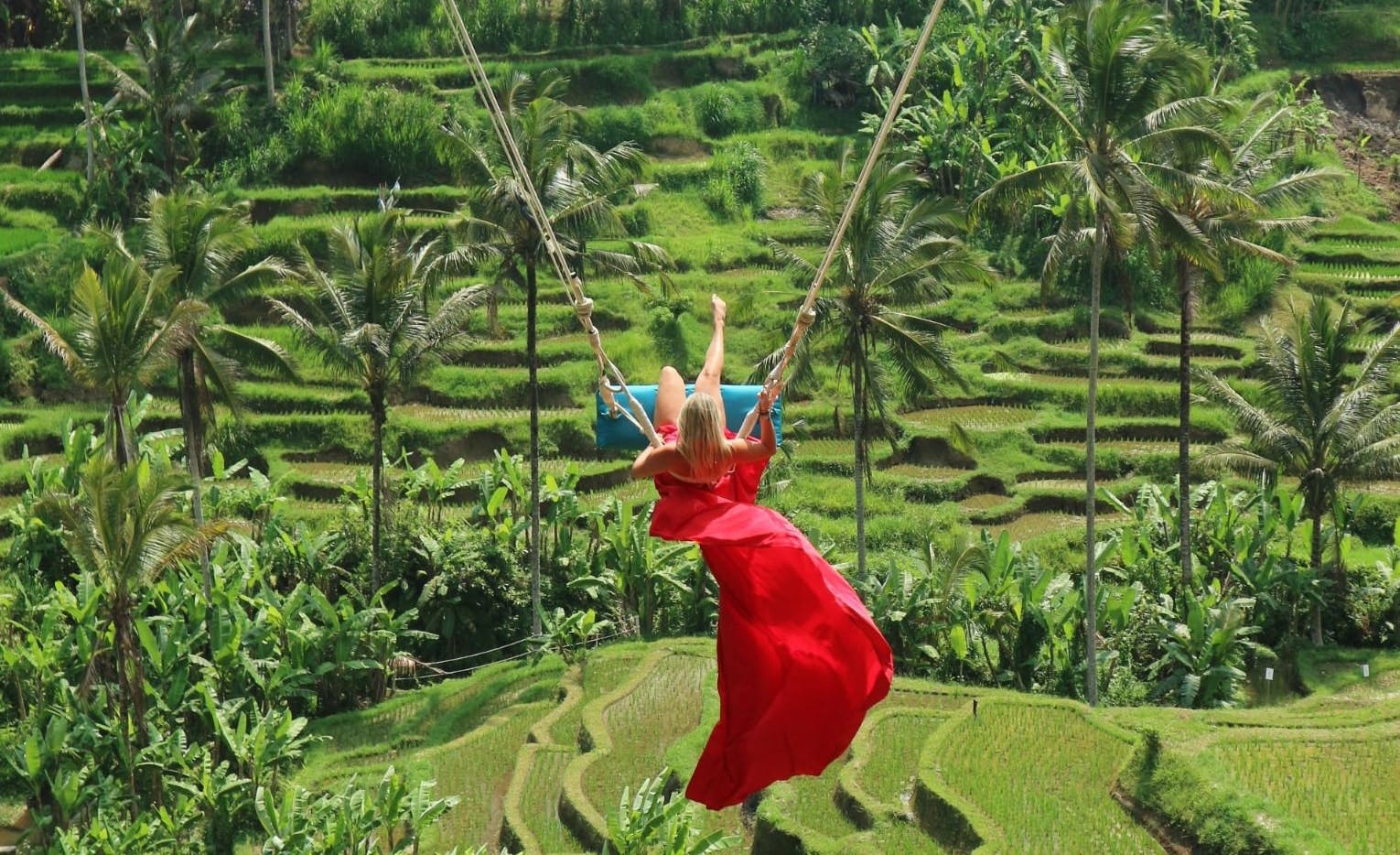 Jungle swing and ATV ride with lunch in Bali