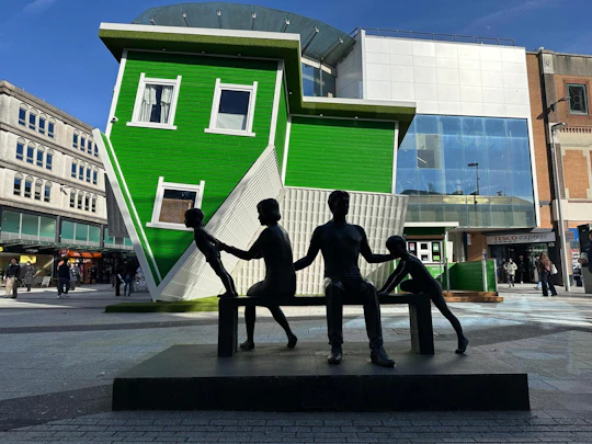Upside Down House experience in Cardiff