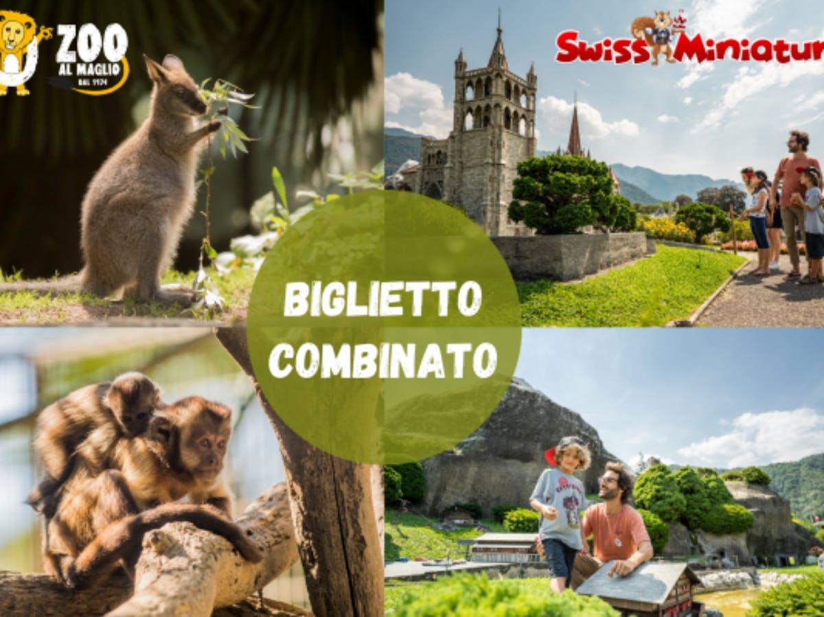 Combinatieticket voor Zoo al Maglio en Swissminiatur