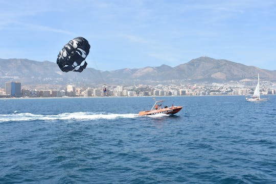 Parasailing flight in Benalmadena