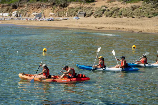 Kayak and snorkel trip from Ibiza’s Es Figueral Beach