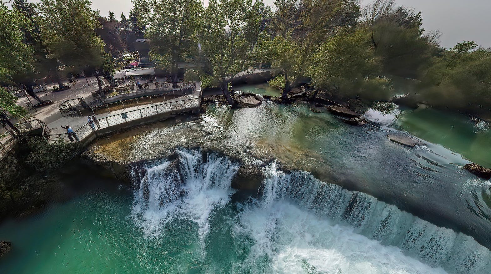 Side city and Manavgat Waterfall tour with boat journey