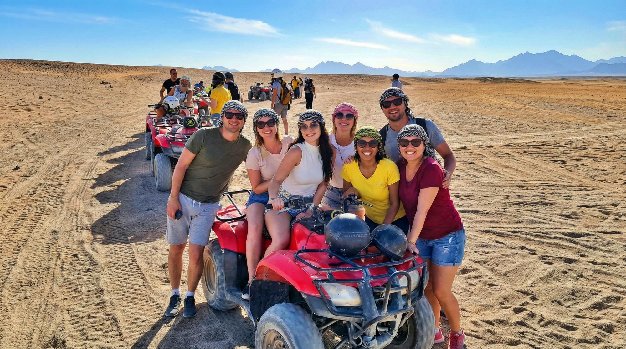 Quad Bike Adventure with Bedouin Tea from Mersa Matrouh