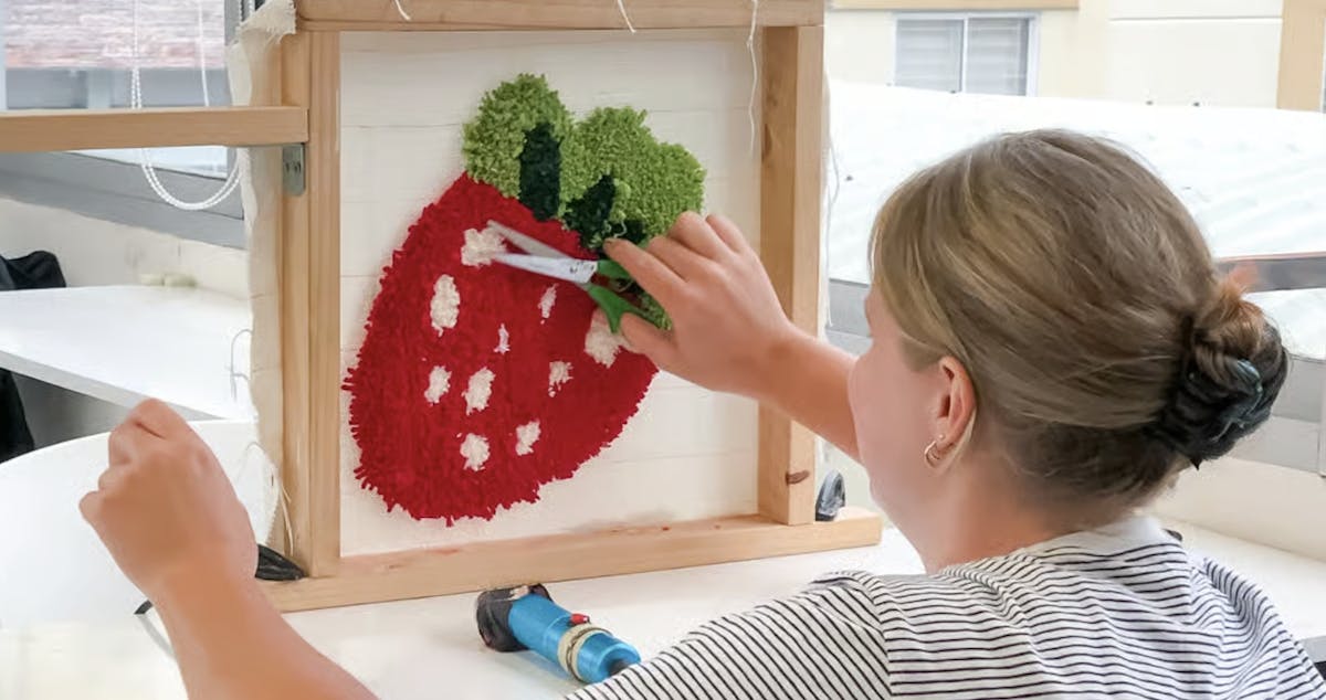 Workshop tapijt-tuften in Ho Chi Minhstad