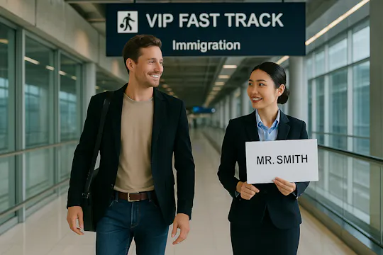 Phuket Airport Fast Track Customs Pass with Assistant