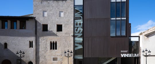 Bilhete de entrada no VINSEUM com três provas de vinho