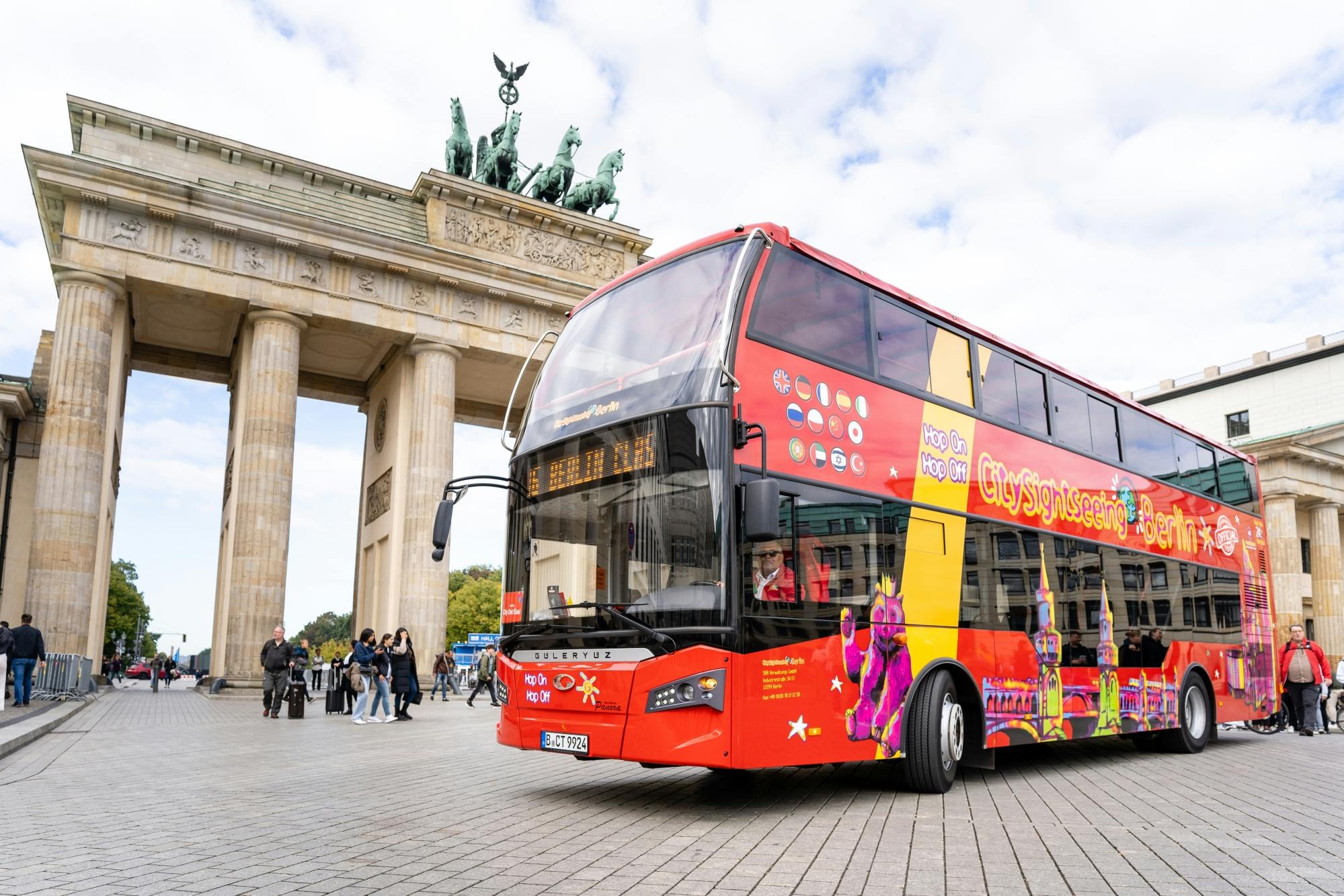 Klassische Sightseeing-Route durch Berlin mit Hop-on-Hop-off-Bus