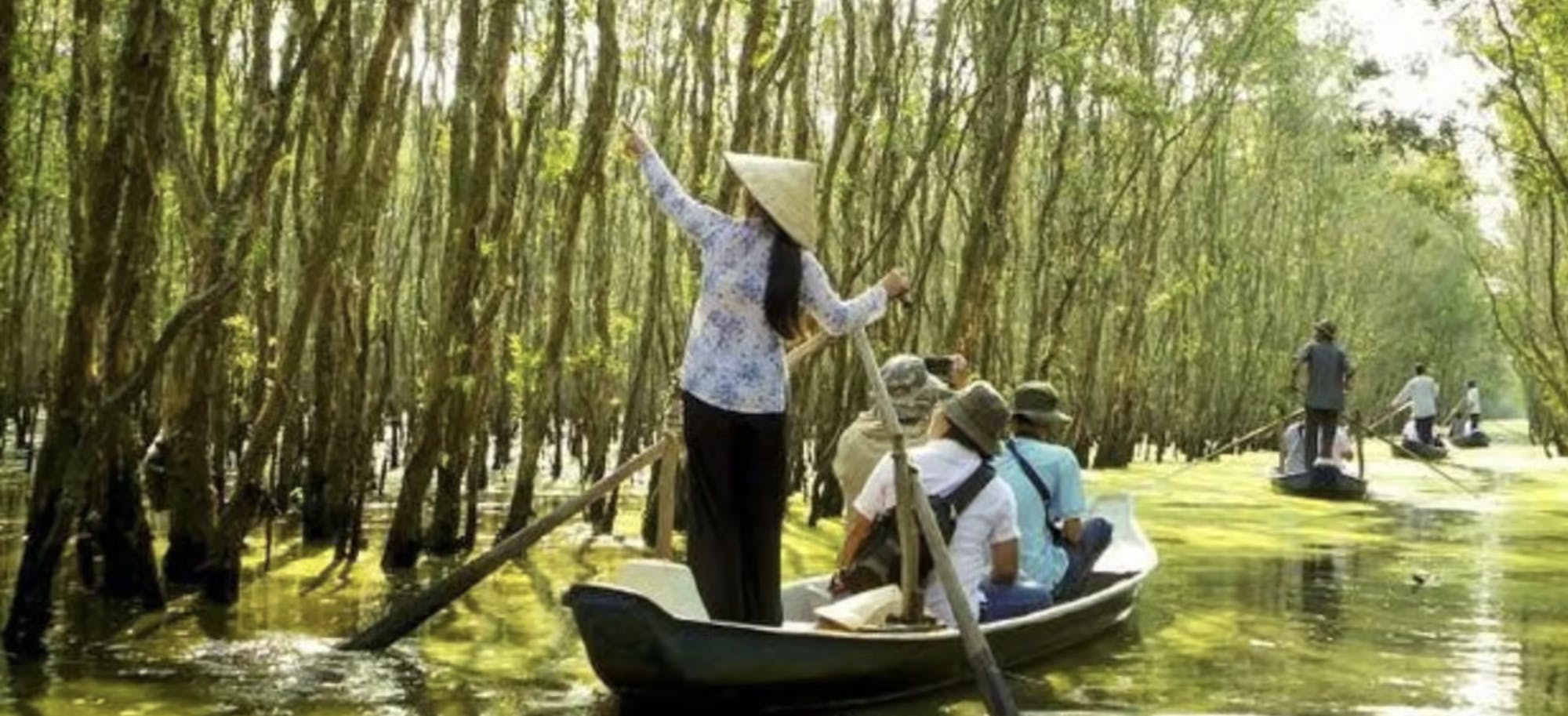 Halve dag excursie naar het natuurreservaat Lung Ngoc Hoang vanaf Can Tho