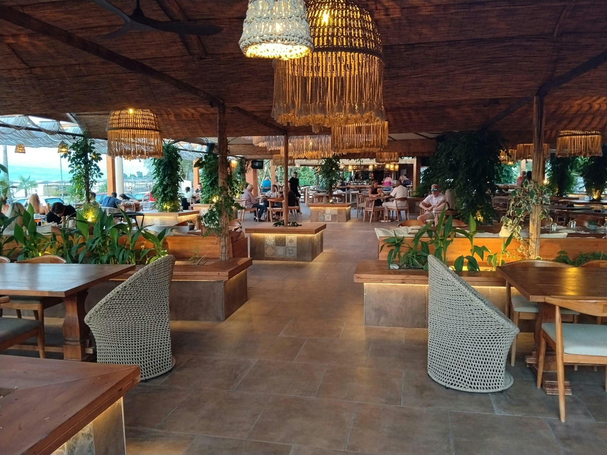 Seaside Greek dining with live entertainment – ticket only