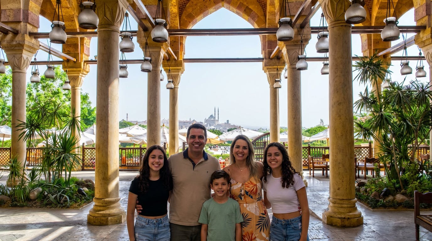 Abendtour durch den Alazhar-Park mit Abendessen