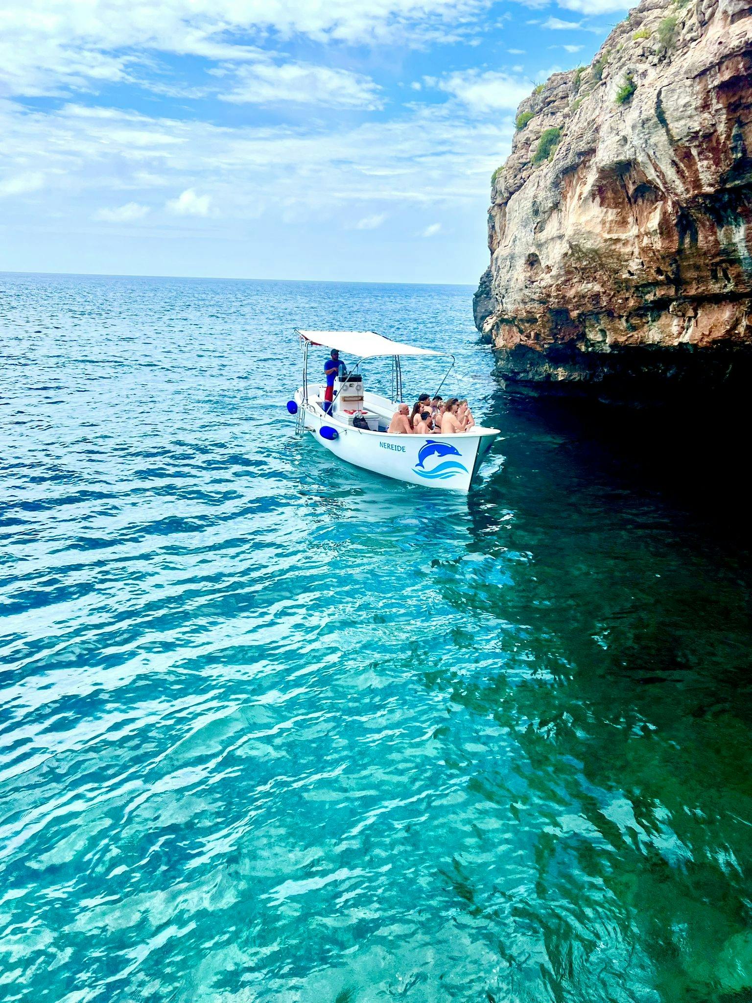 Boottocht langs twee zeeën naar de grotten van Santa Maria di Leuca vanaf Torre Vado