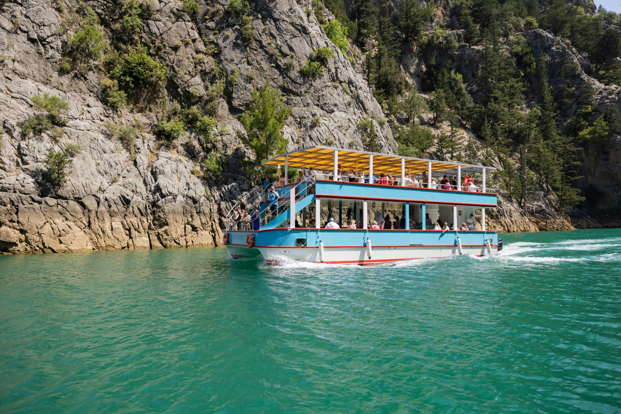 Half-day Green Canyon boat tour & Cabrio safari with tahini factory visit