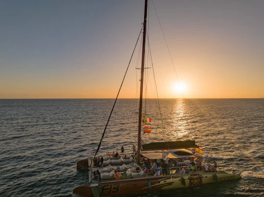 Tenerife solar eclipse sunset cruise