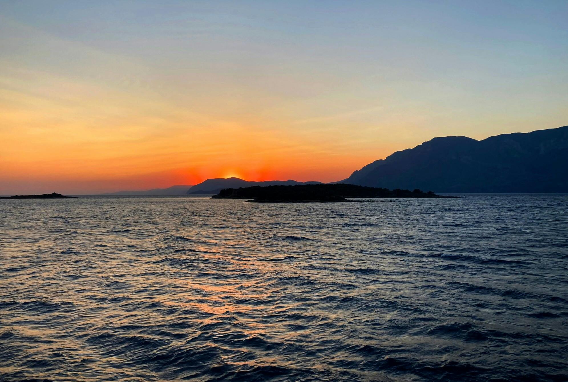 Yellow submarine sunset experience with Greek meze