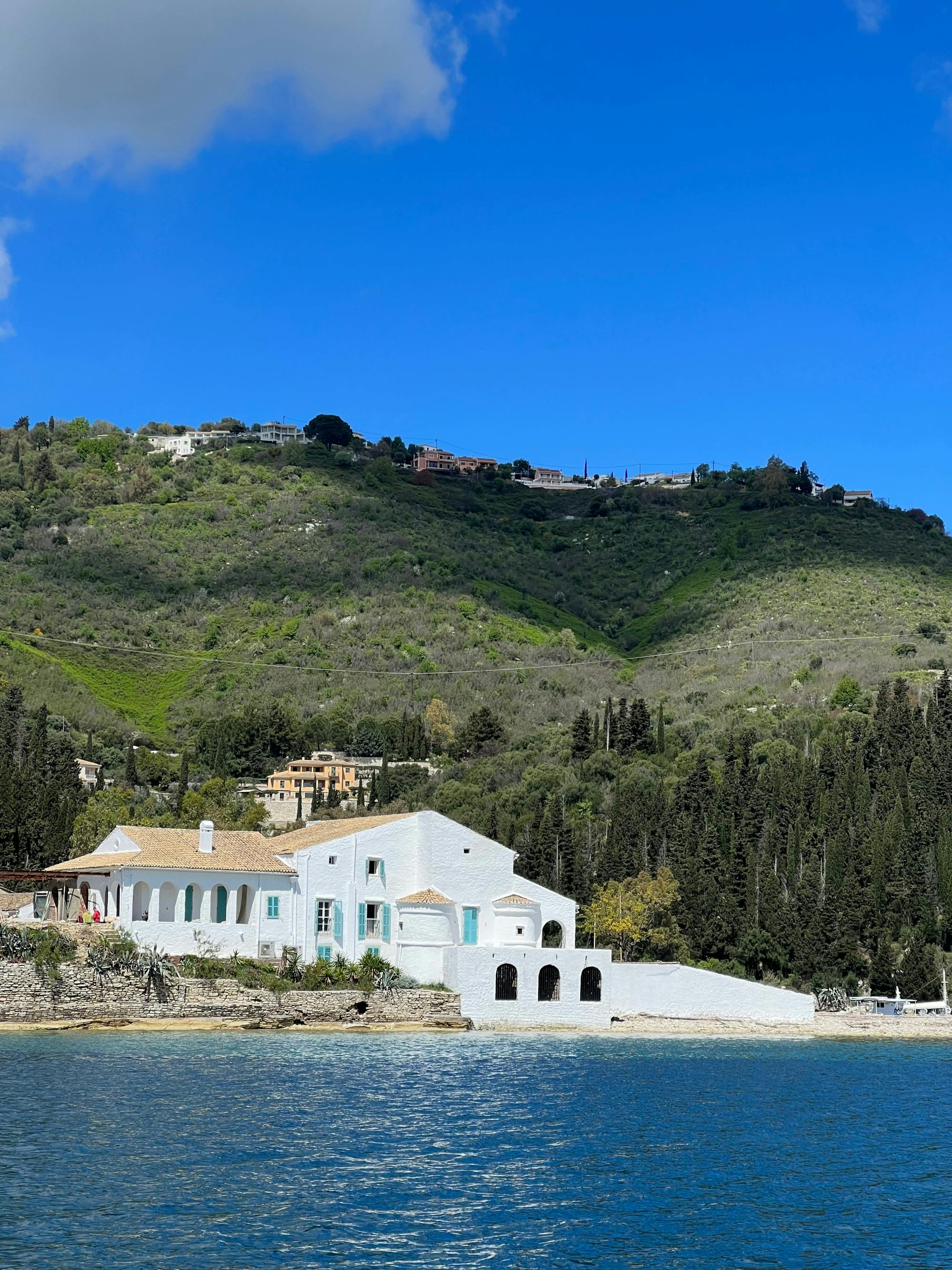 Corfu Blue Caves cruise with swim stops, lunch and optional transfers