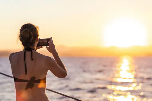 Yellow submarine sunset experience with Greek meze
