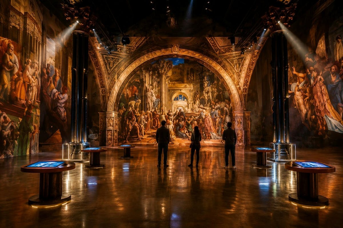 Toegangskaartje voor het Atelier des Lumières met audiogids voor Parijs en eSIM