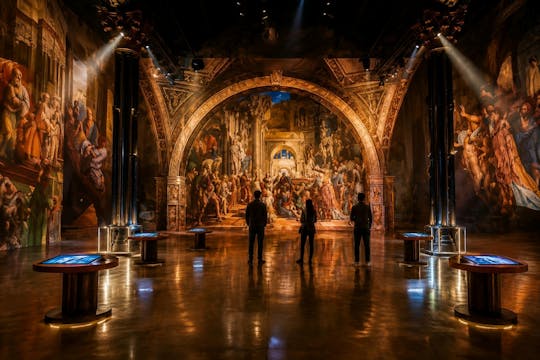 Bilhete de entrada para o Atelier des Lumières com audioguia de Paris e eSIM