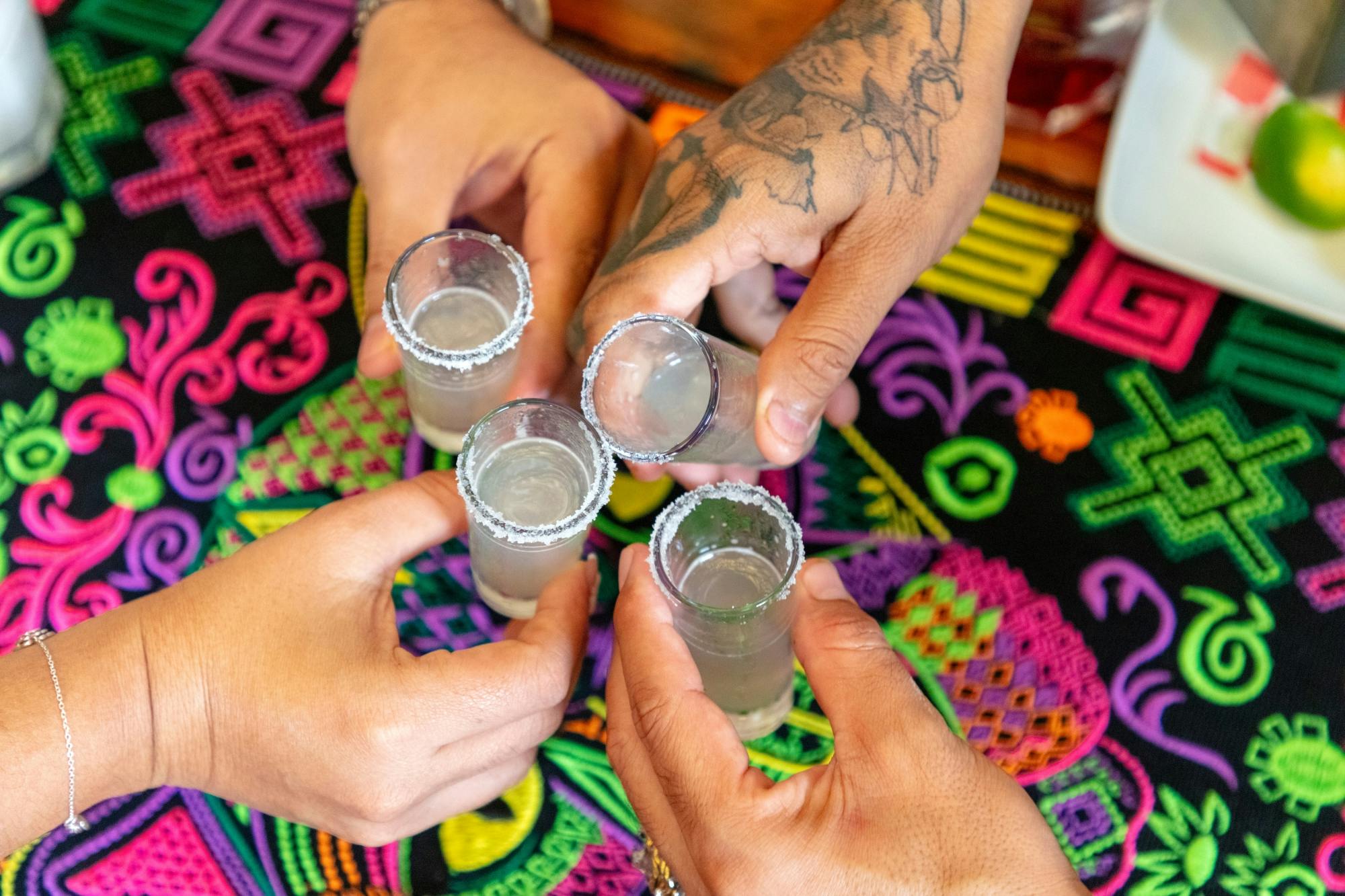 Taco tasters, tequila and shopping tour in Puerto Morelos