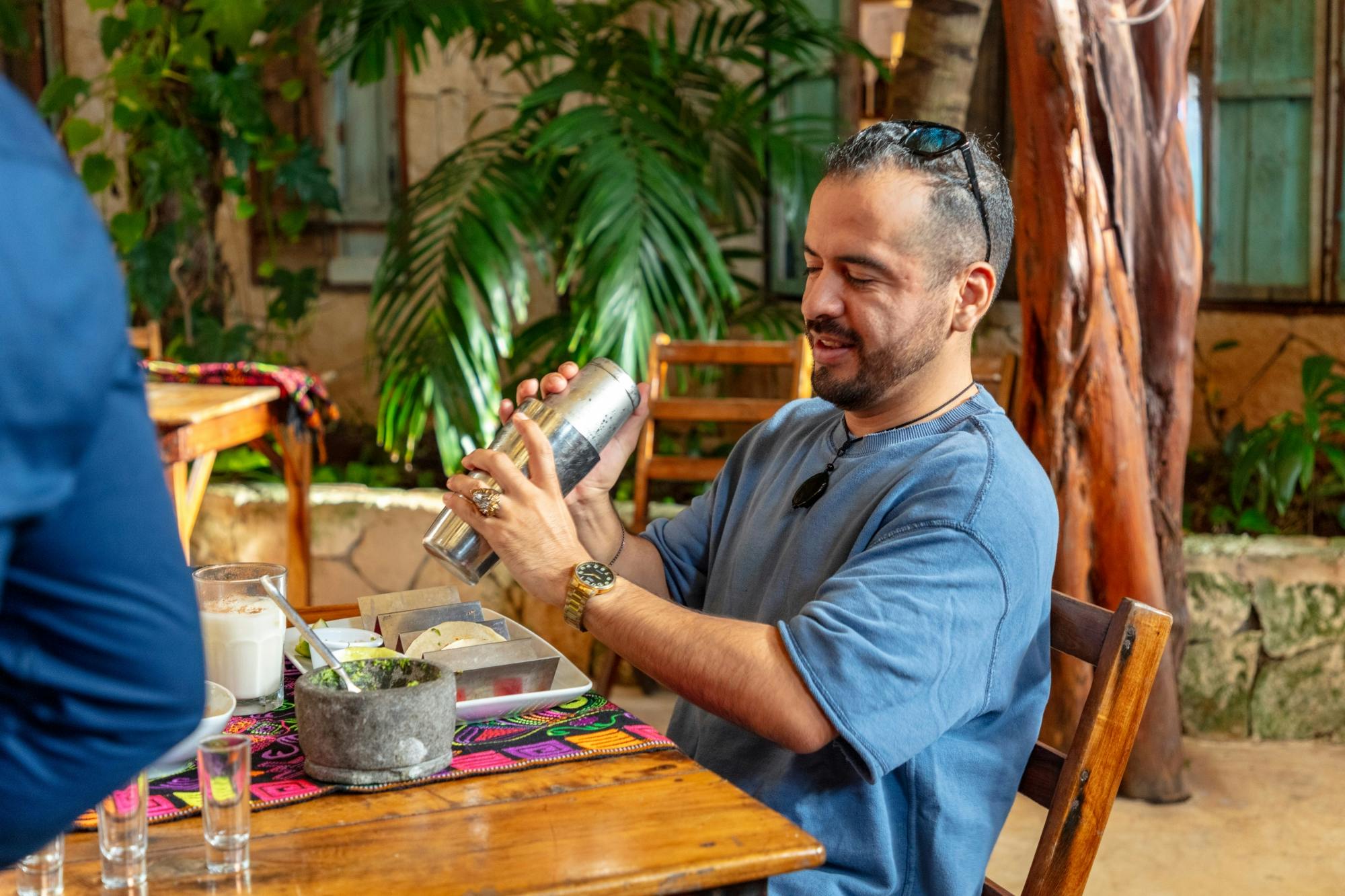 Taco tasters, tequila and shopping tour in Puerto Morelos
