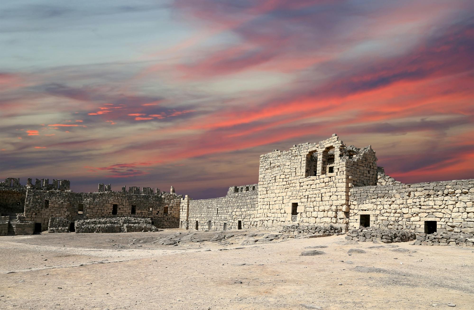 Excursion privée au départ d'Amman à la découverte des châteaux historiques omeyyades de Jordanie