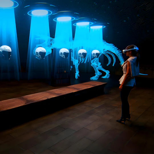 Entrance ticket to DinoVerse VR experience in Atlanta