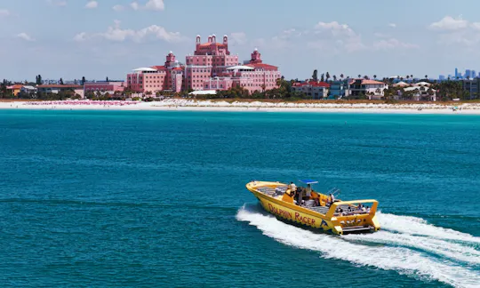 St. Petersburg Dolphin Racer speedboat tour