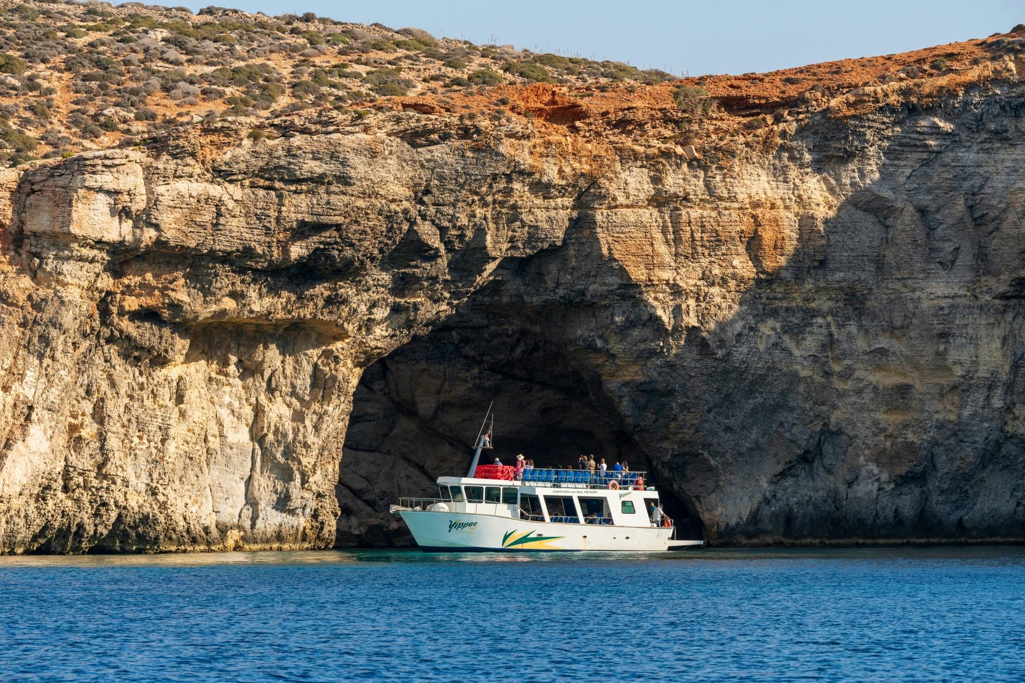 Gozo and Comino Island cruise with swim stops and lunch