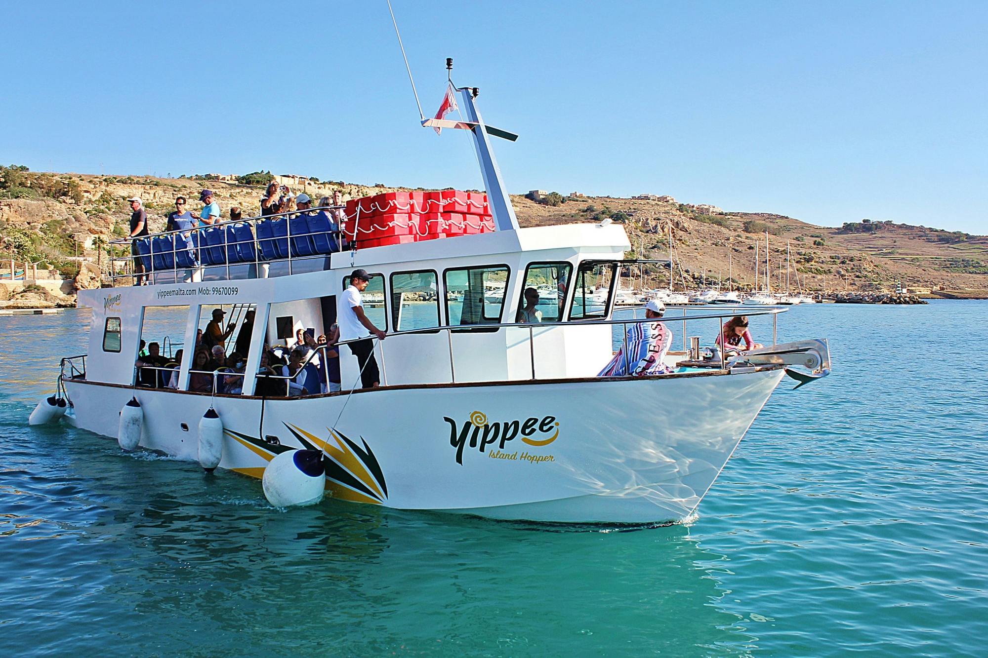 Gozo and Comino Island cruise with swim stops and lunch
