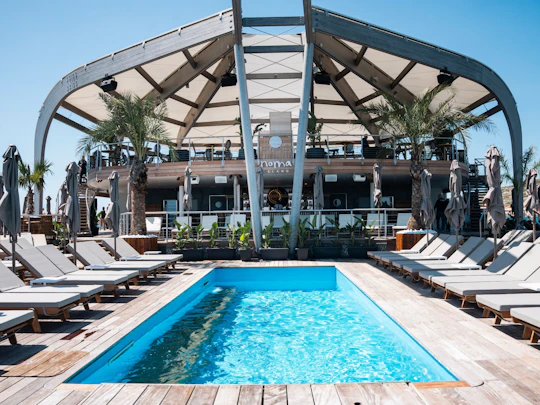 Day ticket to Noma Island floating beach club in Malta