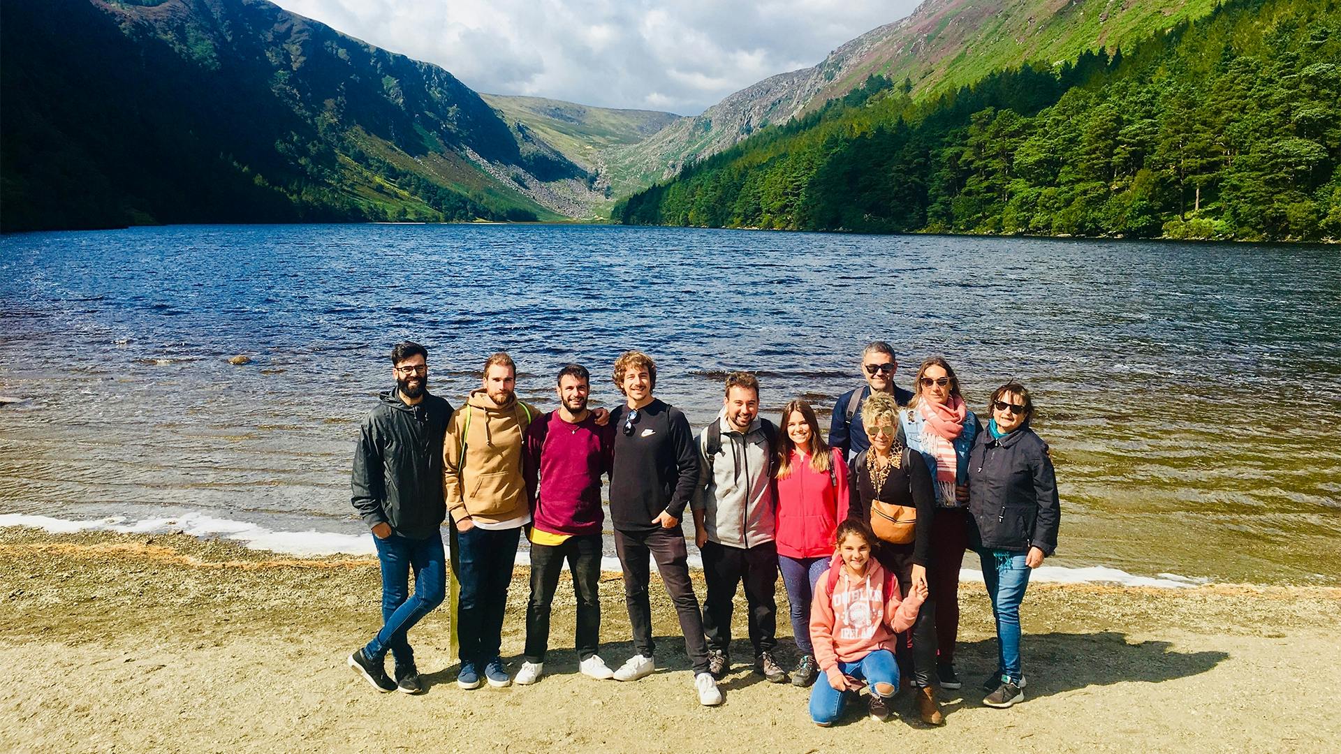 Visita guidata in spagnolo alle Montagne di Wicklow e a Powerscourt
