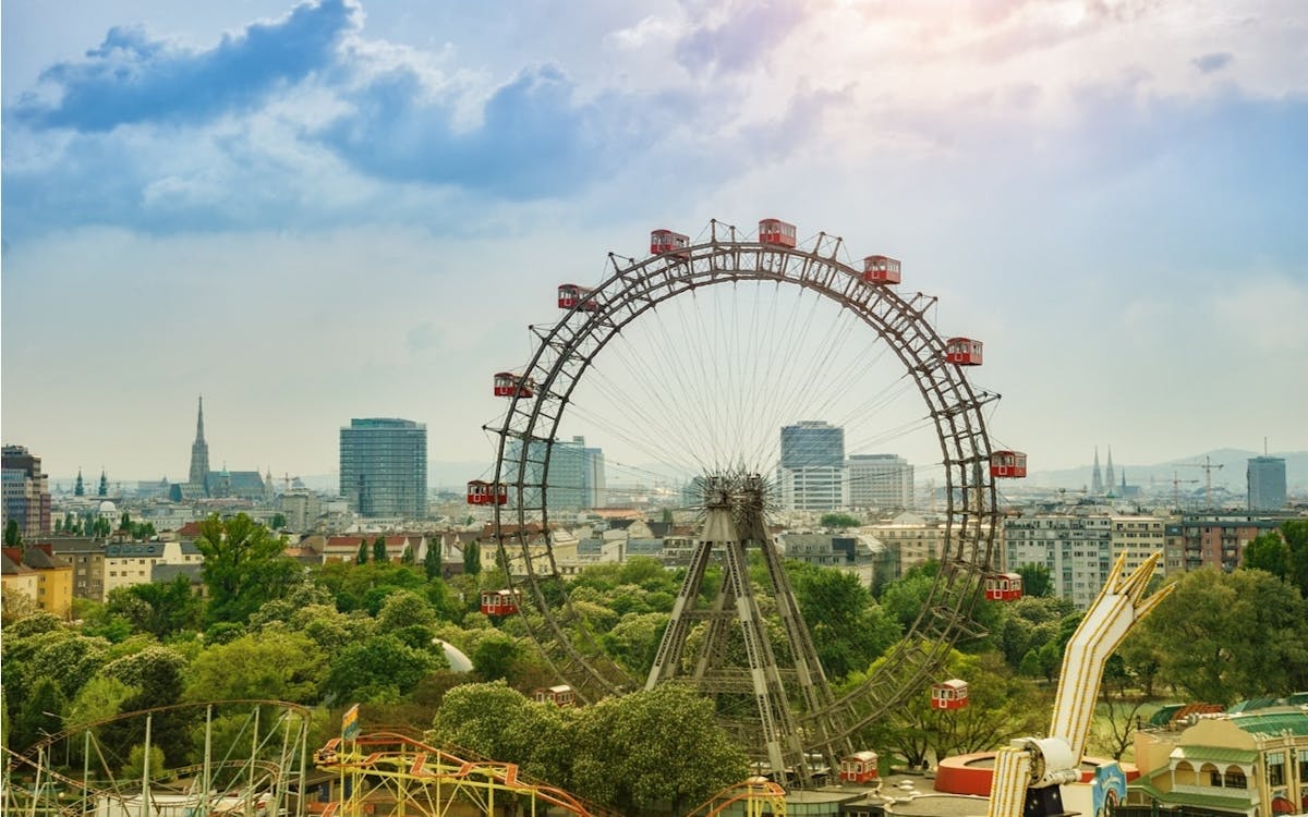 Stadsontdekkingsspel in het Prater in Wenen