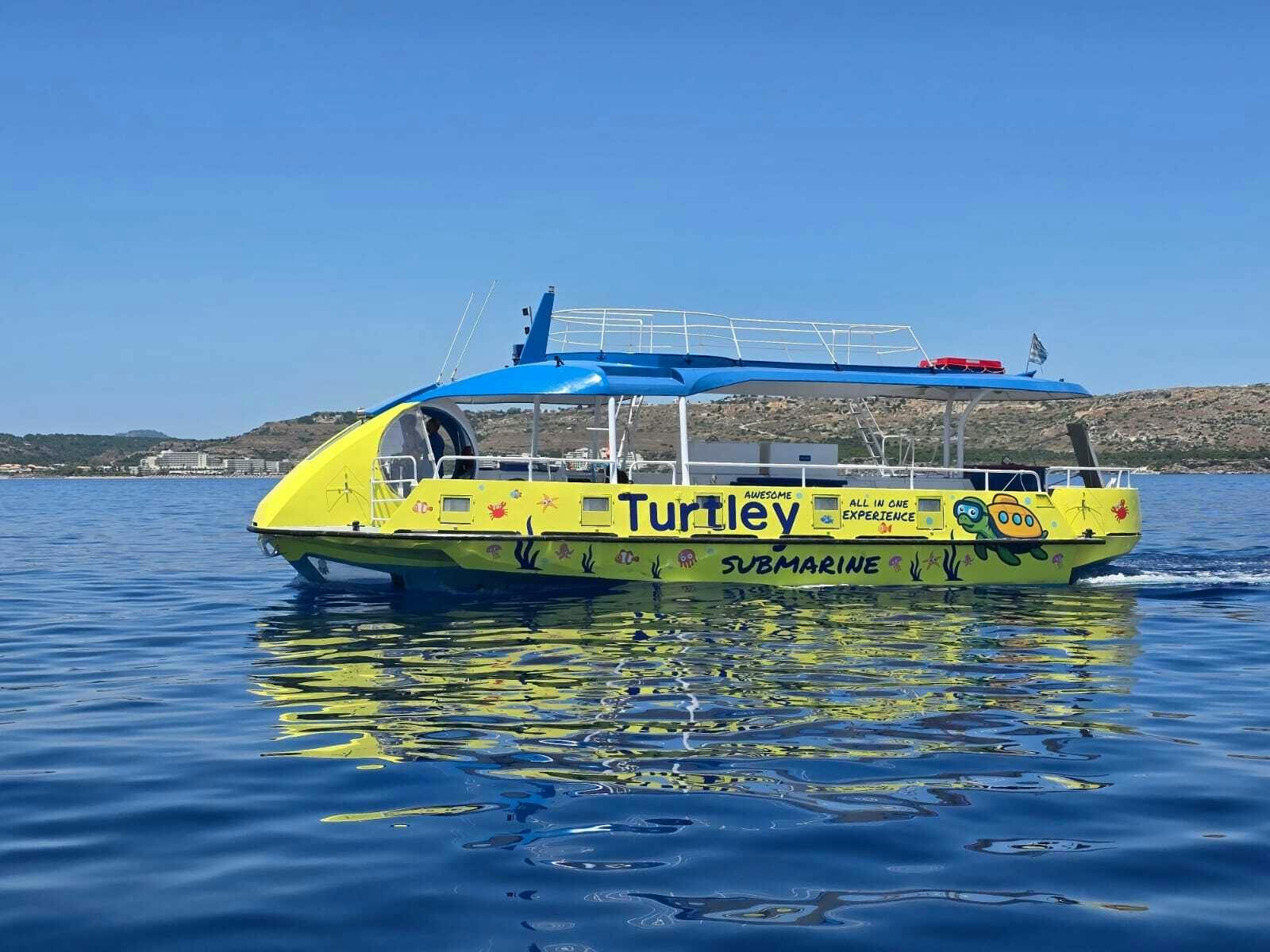Halb-U-Boot-Abenteuer ab Kolymbia mit Badepausen