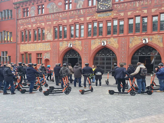 Basel city e-scooter private guided tour