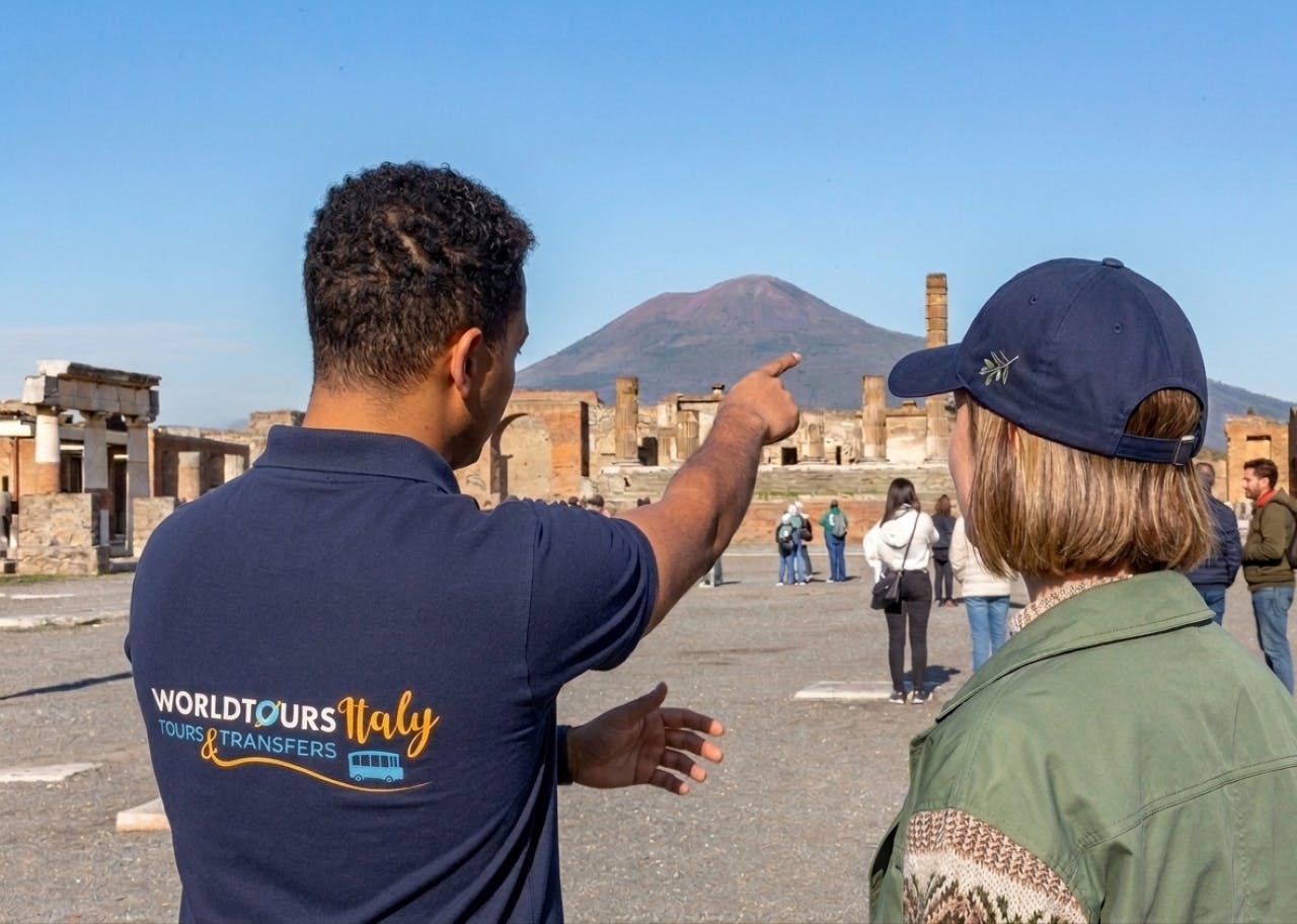 Visite des ruines de Pompéi et de la côte amalfitaine au départ du port de Salerne