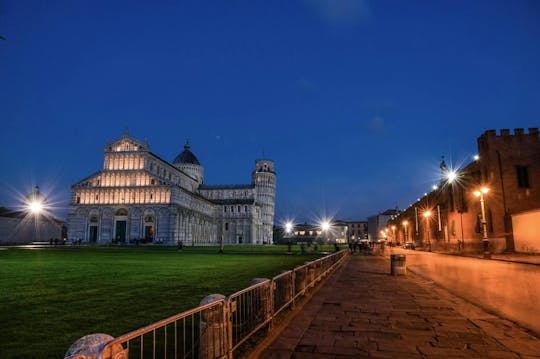 Pisa by night with Cathedral, Baptistery and Camposanto visit