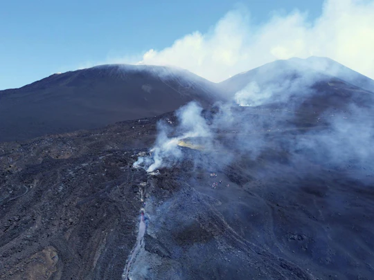 Etna guided summit hiking tour with optional pickup
