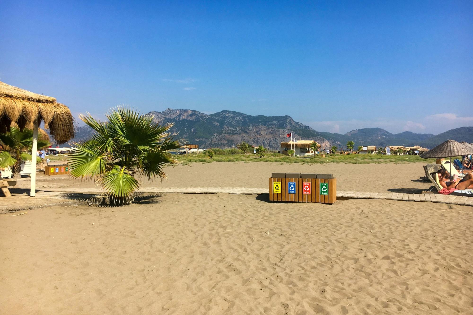 Dalyan riverboat tour with market and Turtle Beach visit