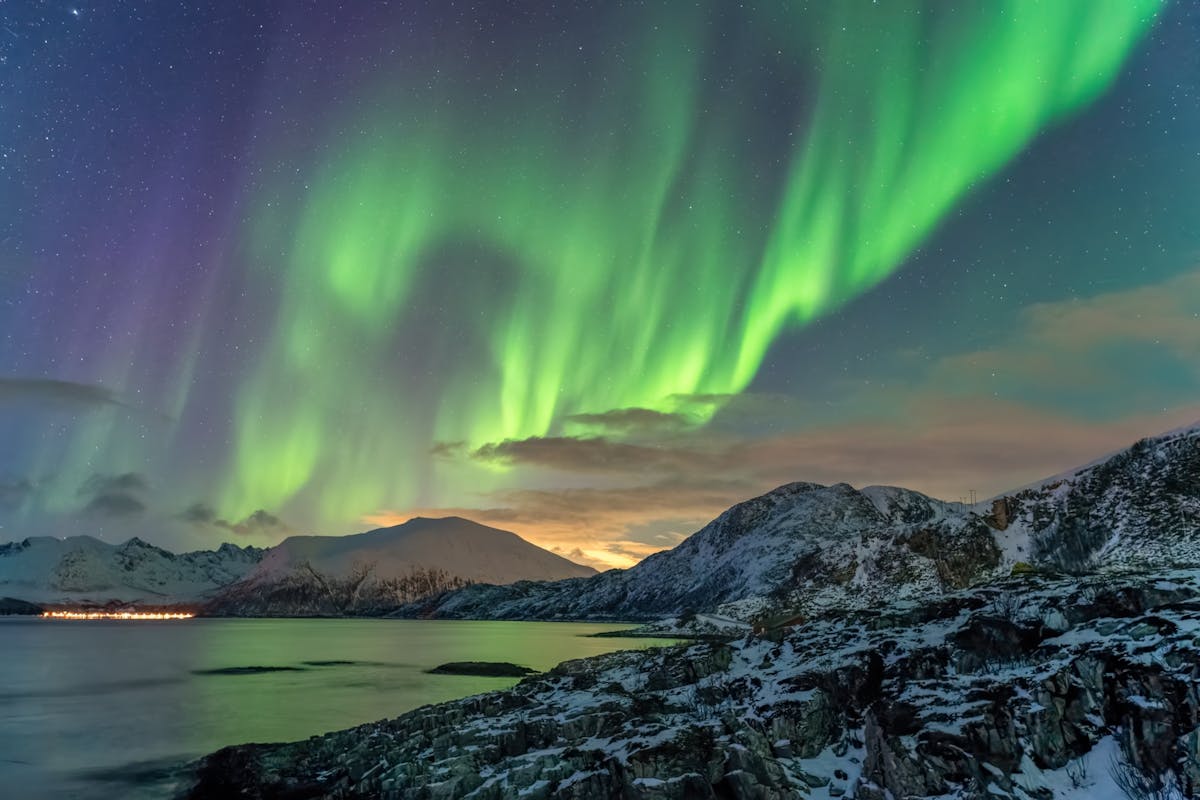 Bustour naar het noorderlicht vanaf Tromsø met fotoshoot