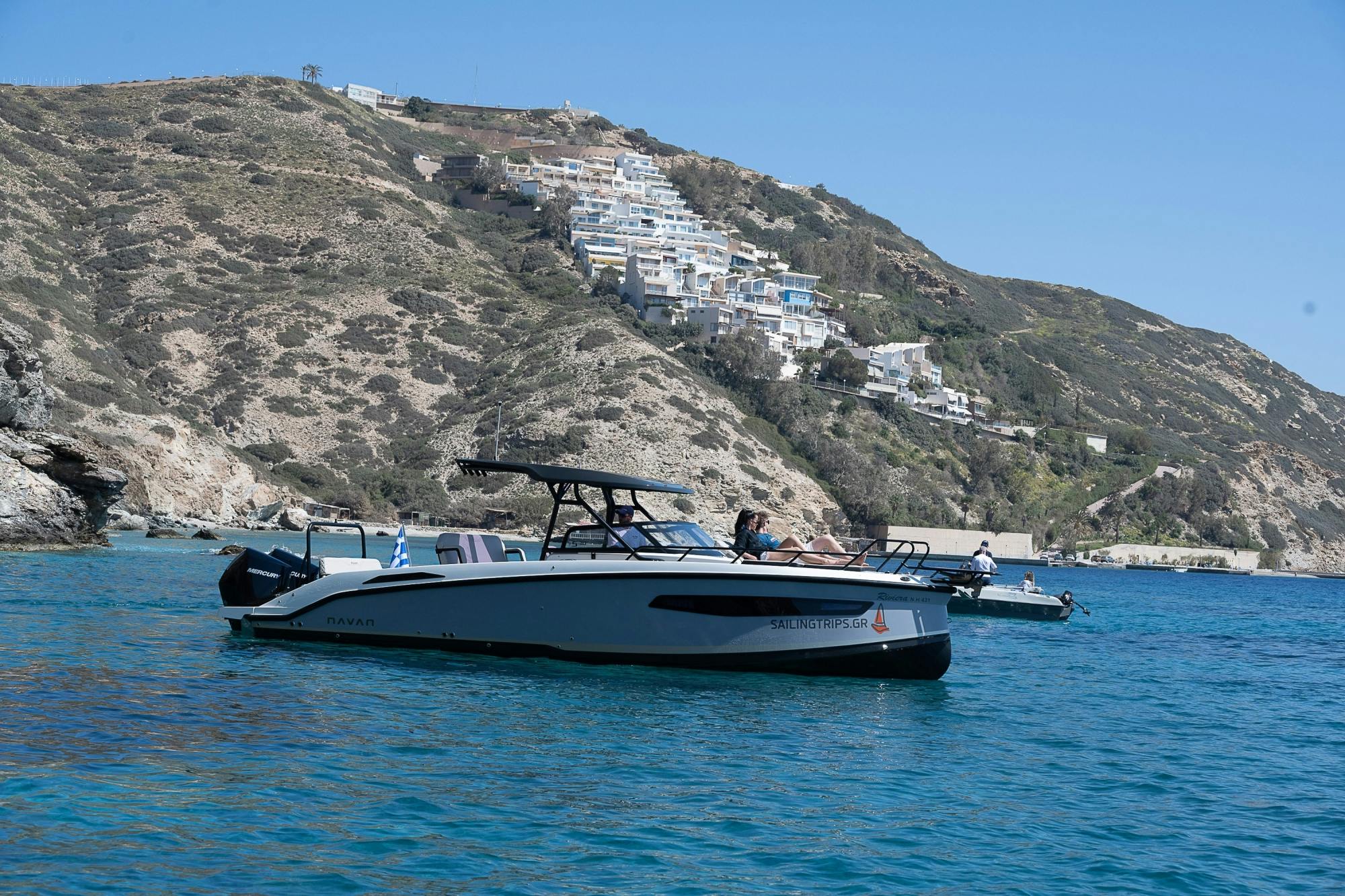 Dia Island motor yacht trip with sunset option