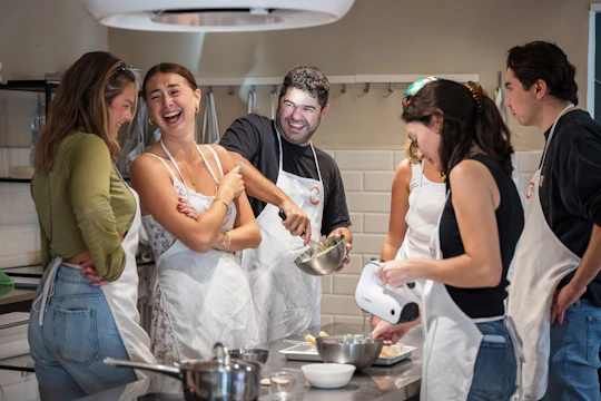 Homemade pasta and dessert cooking class in Florence's historic center