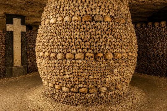 Catacombs of Paris entry ticket with Paris audio guide and eSIM