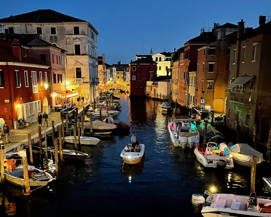 Moonlight boat tour and night cruise in Chioggia