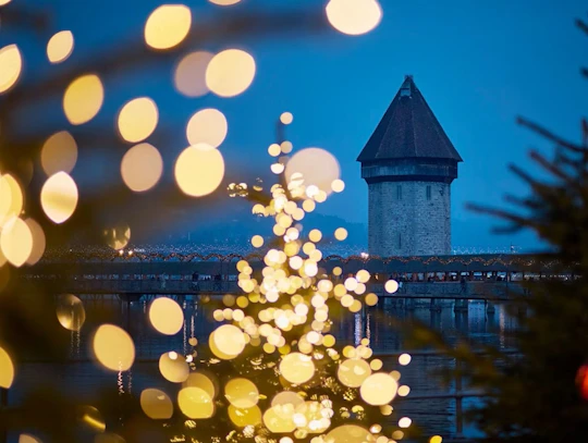 Christmas train Lucerne city tour in German