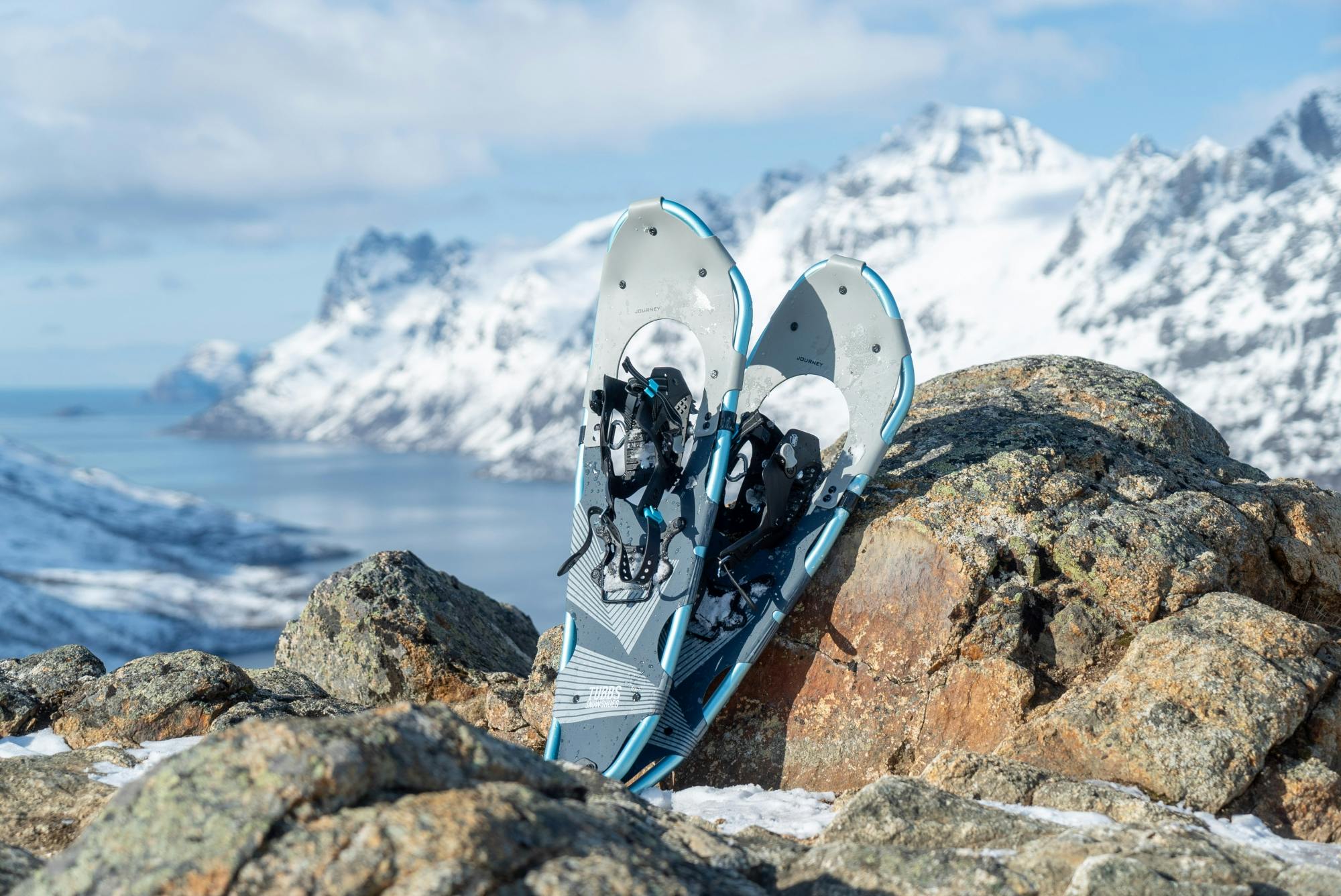Guided small group snowshoe hike in Tromsø
