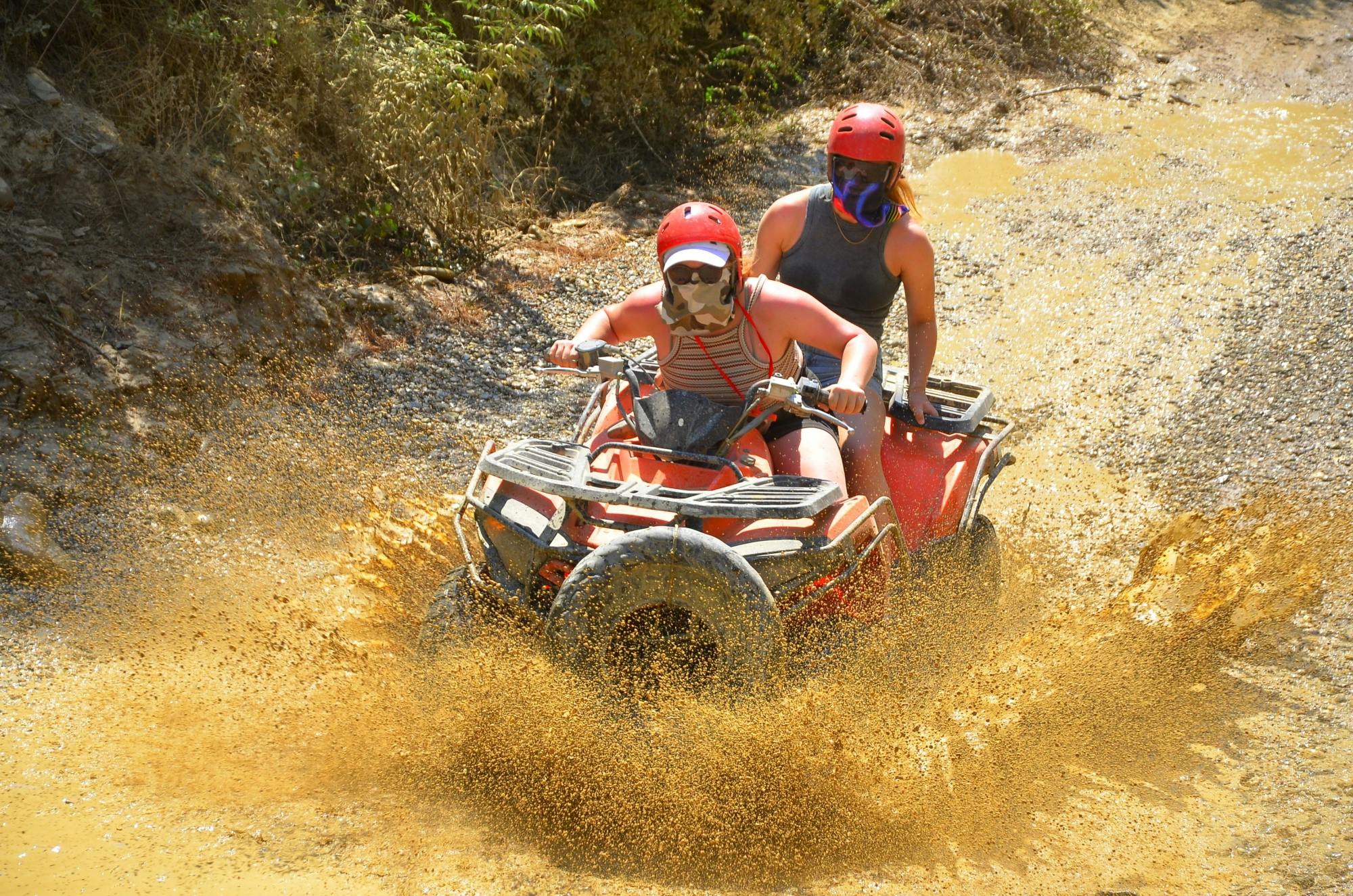 Quad safari and river rafting adventure with lunch from Belek