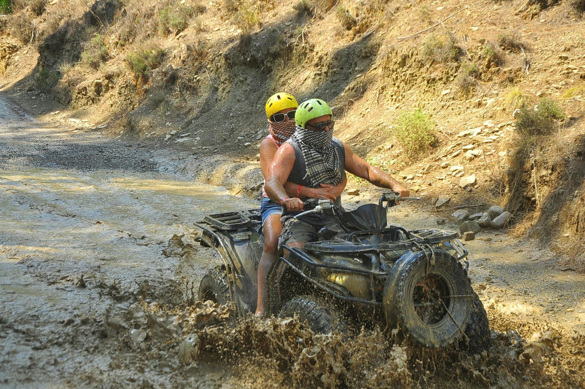 Quad safari and river rafting adventure with lunch from Belek