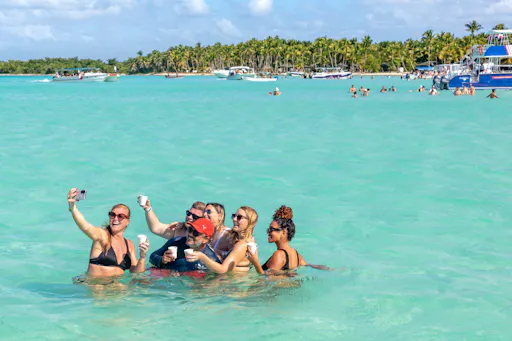 Saona Island highlights boat tour with buffet lunch