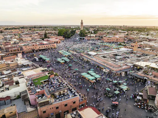 Private horse-drawn carriage tour of Marrakech by night